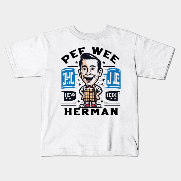 Pee Wees Big Adventure Kids T-Shirt by Trendsdk